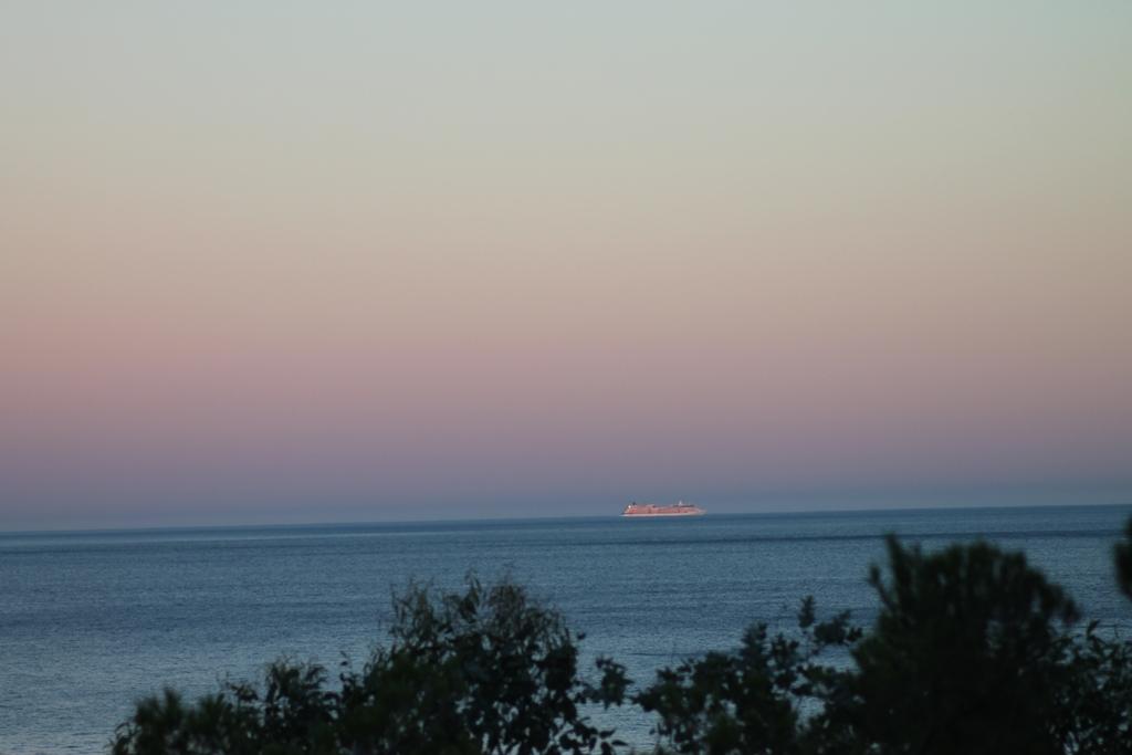 Un coucher de soleil sur la méditerranée
